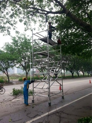 東莞移動式鋁合金腳手架出租_其它_產品_中鋁網